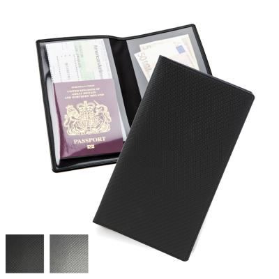 Image of Carbon Fibre Texture  Simple Travel Wallet