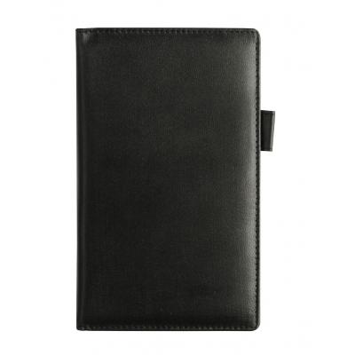 Image of Morocco Leather Deluxe Comb Bound Pocket Wallet With Notebook Insert