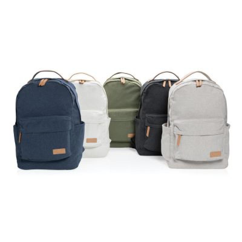 Image of Impact AWARE™ 16 oz. recycled canvas backpack