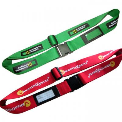 Image of Luggage Strap with Plastic Buckle and Adjuster (Dye Sublimation)